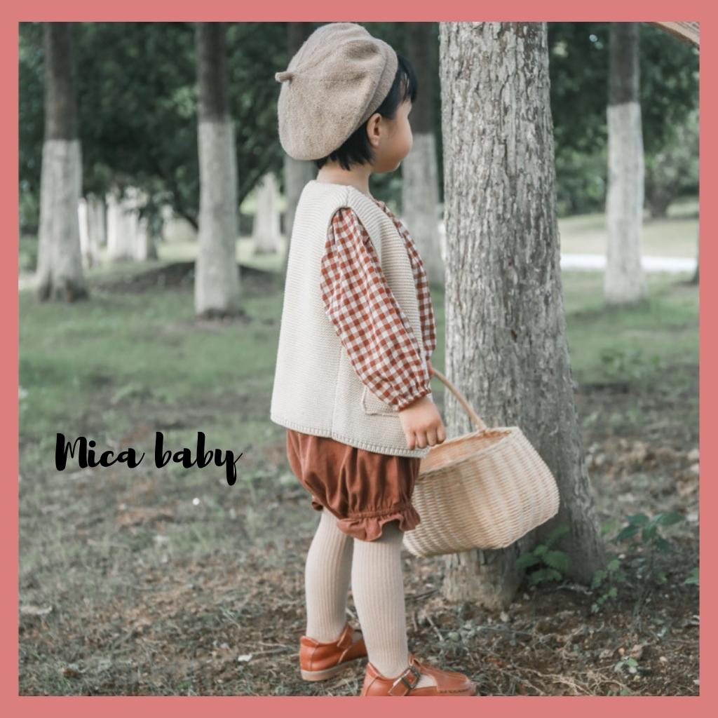 Quần tất trơn phong cách hàn quốc đáng yêu cho bé Mica Baby T09