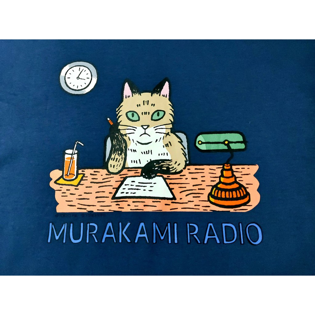 ÁO THUN MÈO MURAKAMI RADIO 3 MÀU CHẤT ĐẸP THỜI TRANG, CÁ TÍNH