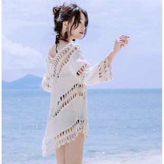 Áo ren lưới đi biển siêu đẹp
