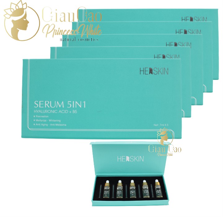 SET 5 SERUM 5IN1 PRINCESS WHITE 35ML/ HỘP