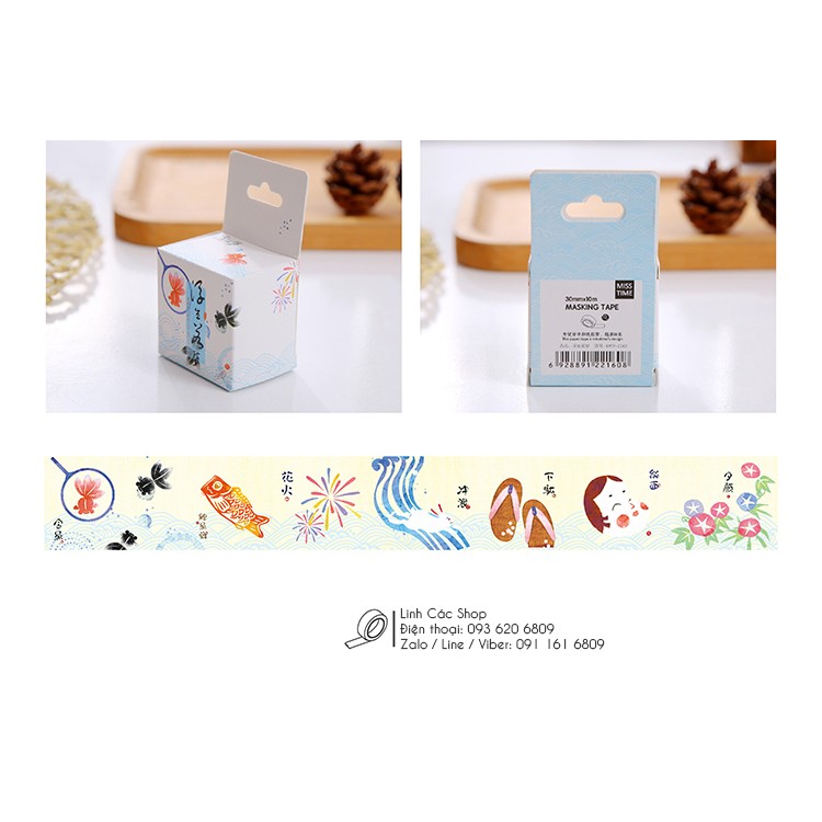 Washi tape khổ 3cm