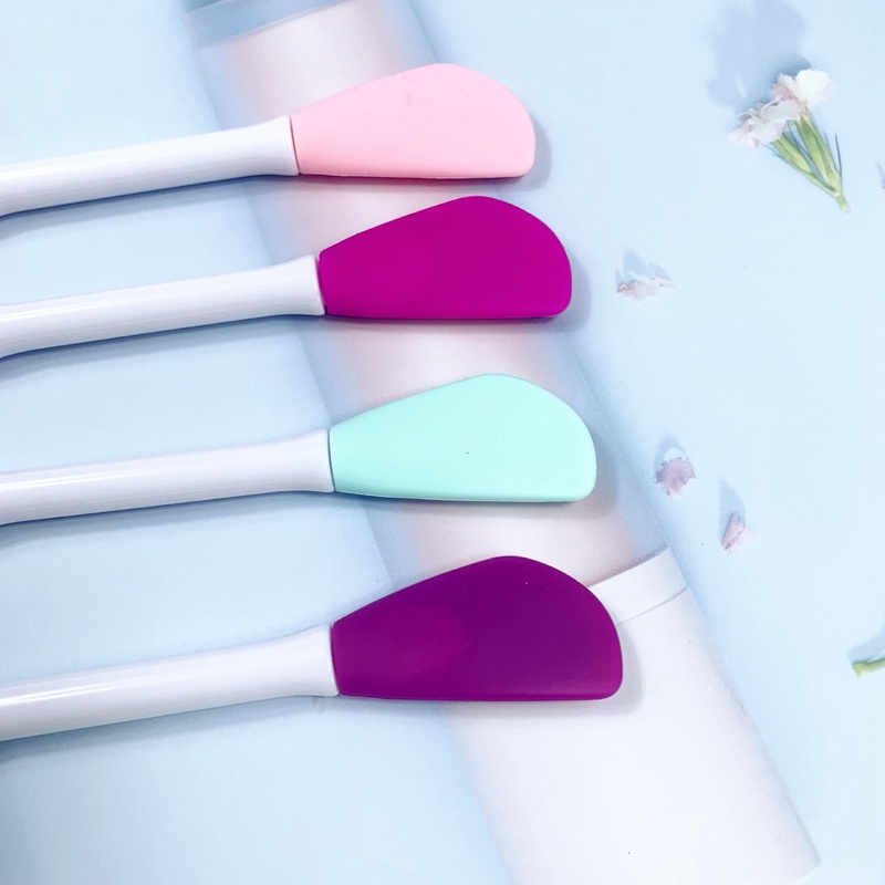 [Hàng mới về] Cọ đắp mặt nạ hai đầu bằng silicon chăm sóc da tiện dụng