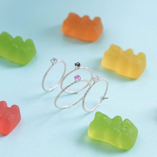 Nhẫn Nữ Bạc 925 COLORFUL - Shimmer Silver