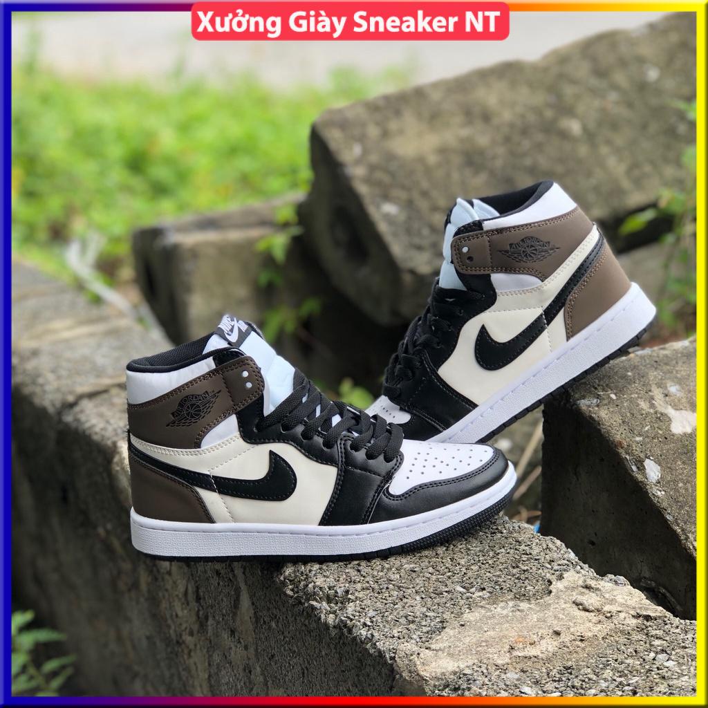 (skylamada) Giày thể thao Jordan 1 xám cao cổ, Giày sneaker Jodan cao cổ xám móc đen smoke grey nam nữ cao cấ | BigBuy360 - bigbuy360.vn
