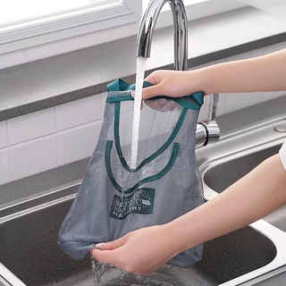 Túi lưới đựng hành tỏi rau củ quả đồ khô treo tường chống ẩm mốc tiện ích nhà bếp