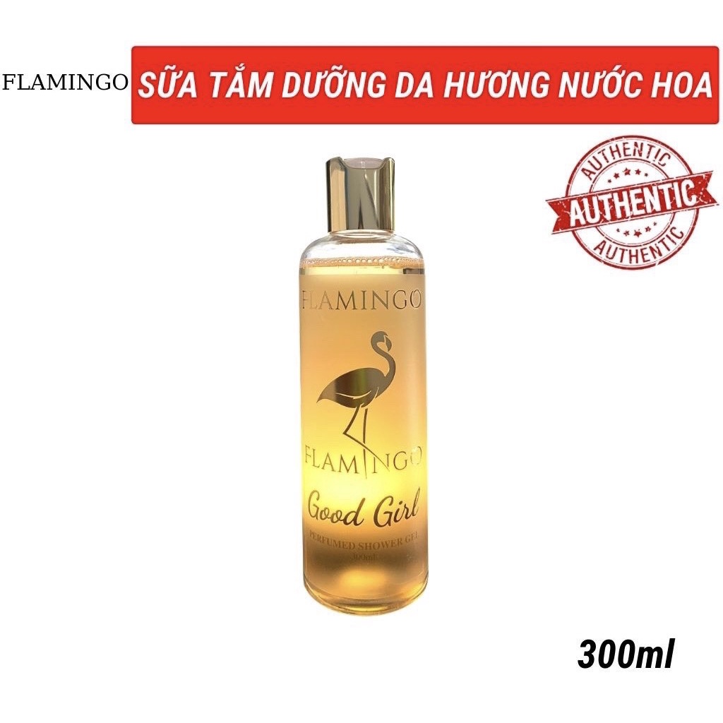 Sữa Tắm Nước Hoa Dưỡng Da Trắng Mịn Hương Good Girl Lưu Hương Lâu, Sữa Tắm FLAMINGO (300ml)