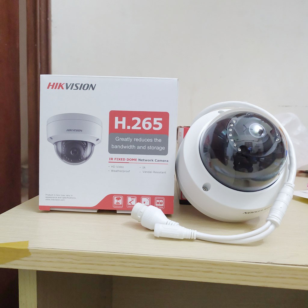 Camera IP HIKVISION DS-2CD1123G0E-I(L) 2.0 Megapixel hồng ngoại xa, chuẩn nén H265, hình ảnh Full HD- BẢO HÀNH 24 THANG