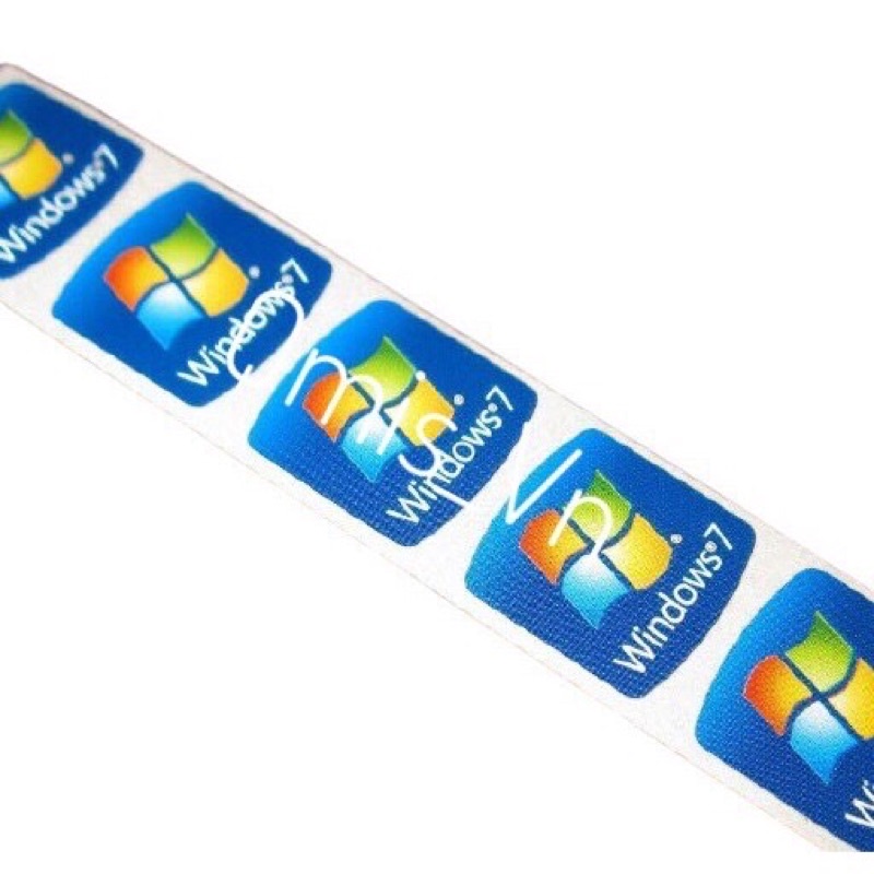 1 CÁI TEM LOGO WINDOWS 7 WINDOWS 10 PRO 7 màu -  DÁN MÁY TÍNH PC LAPTOP - STICKER | BigBuy360 - bigbuy360.vn