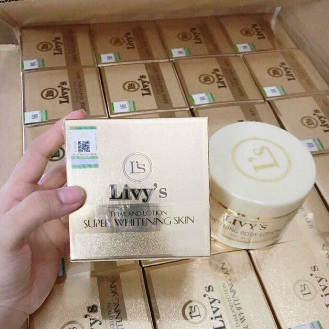 Kem dưỡng trắng body Livy’s Thái Lan 250gr