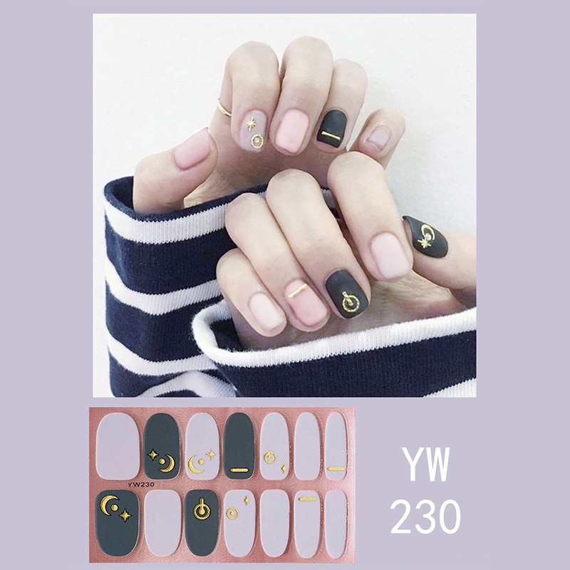 ⚜️Bộ miếng dán trang trí móng tay nghệ thuật phong cách Hàn Quốc