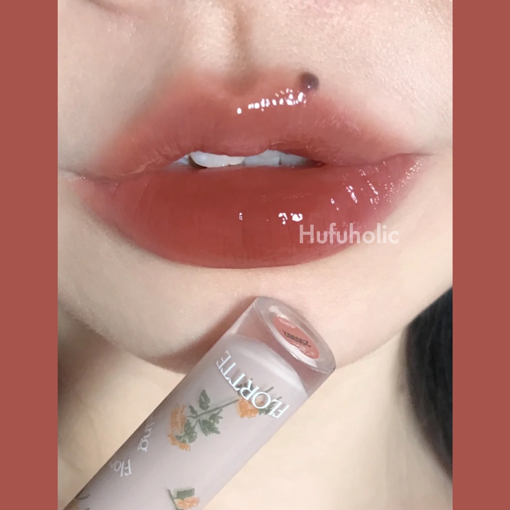 Son kem bóng FLORTTE son kem hoa KAKASHOW mềm mọng môi Nice Too Meet Chu FLOR04 KAKA11