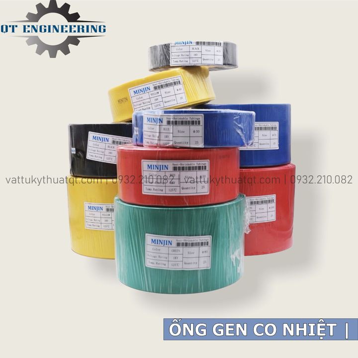 Ống Gen Co Nhiệt Phi 1,5-4mm | Cuộn 200M