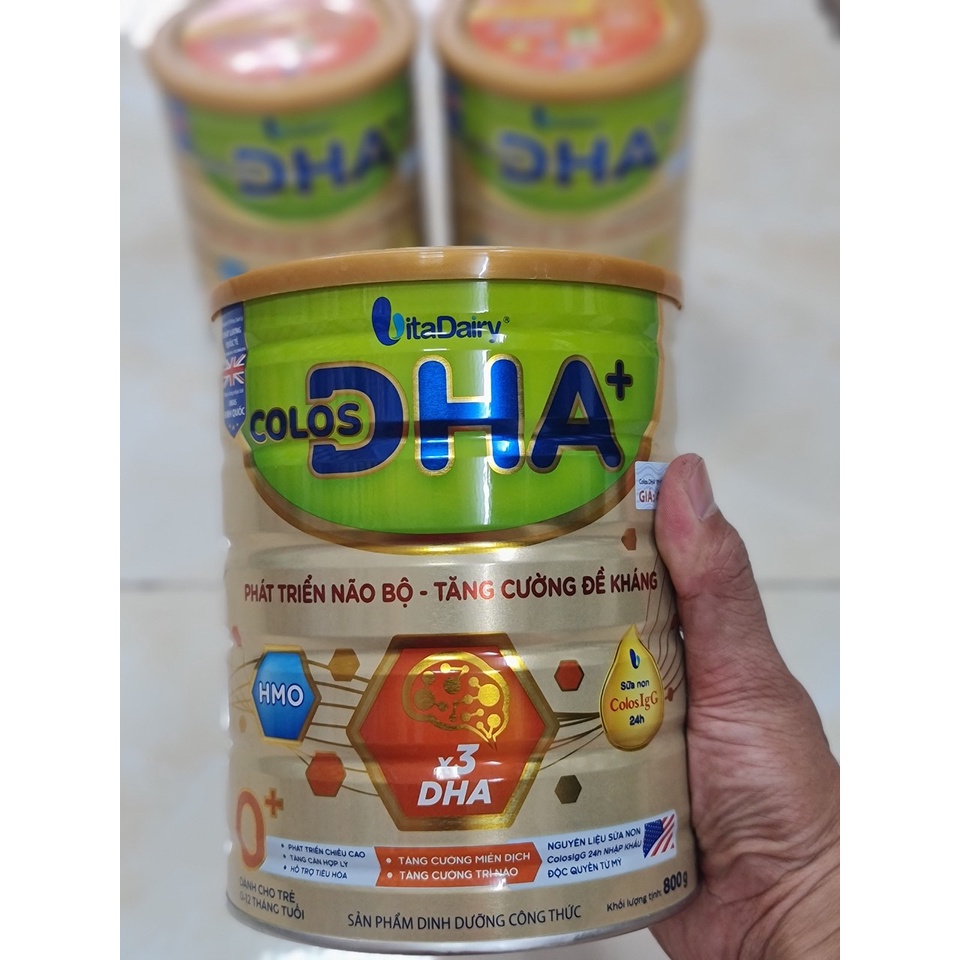 Sữa Bột Colos DHA 0+ 1+ 800gr