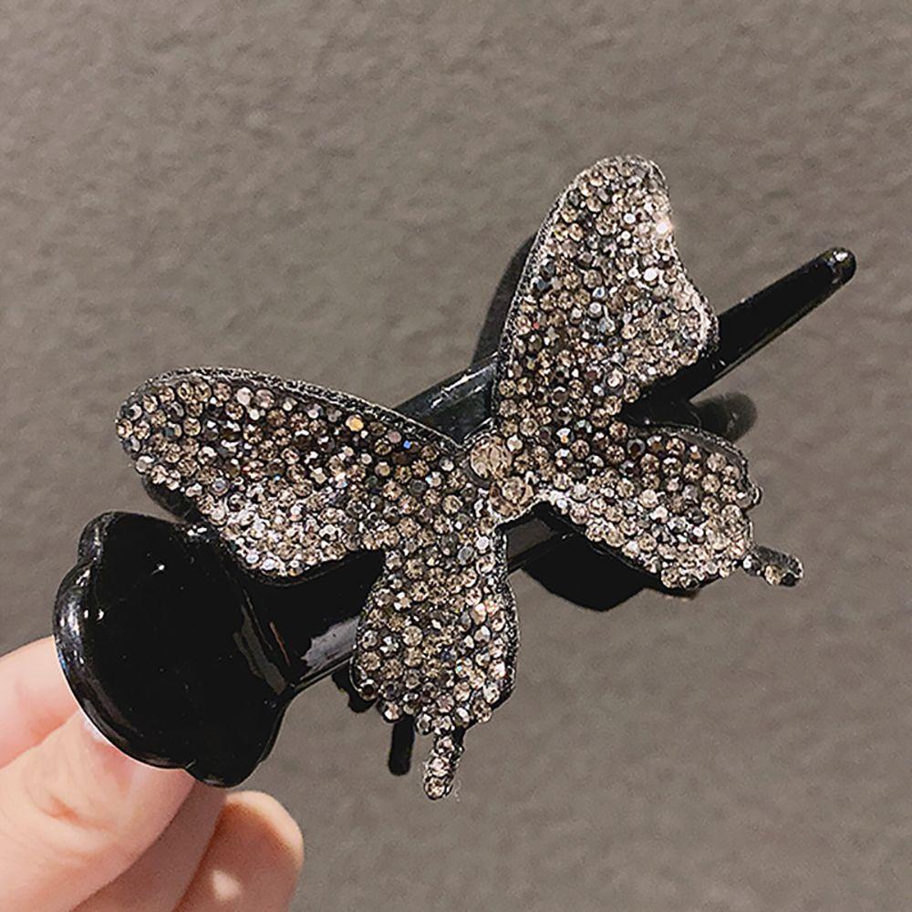 Kẹp Tóc Hình Bướm Bằng Nhựa Resin Cao Cấp VANES1|Kẹp Tóc Nữ Thiết Kế Xinh Xắn