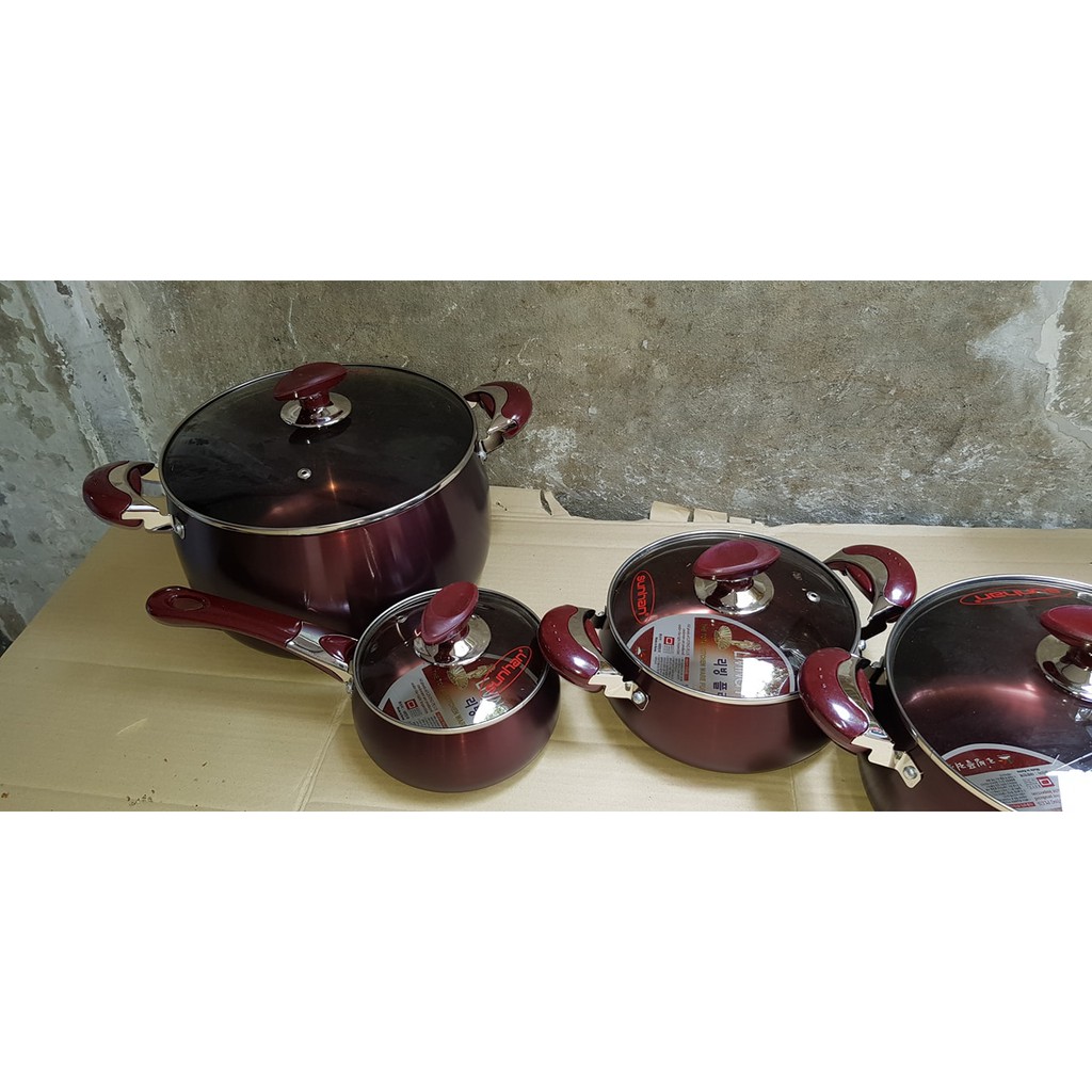 Bộ nồi 4 chiếc chống độc SUNHAN MALAYSIA
