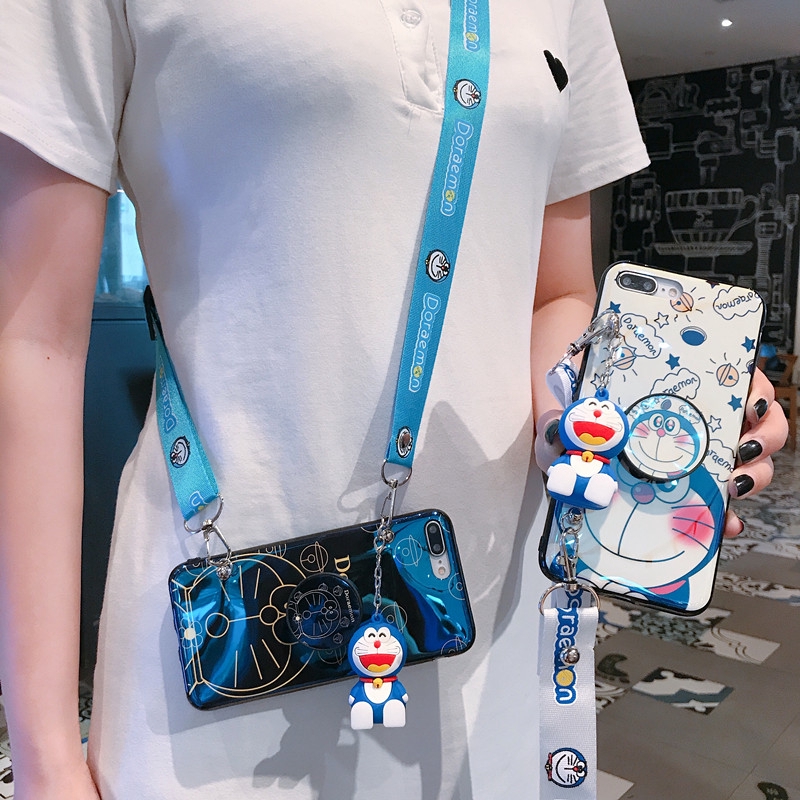 Ốp điện thoại hình Doraemon cho OPPO A5 A9 2020 F11 / Pro F9 A7 A5s A3s F7 F5 A71 A37 Neo9 A57 A39 F1s A83 HD29 | BigBuy360 - bigbuy360.vn
