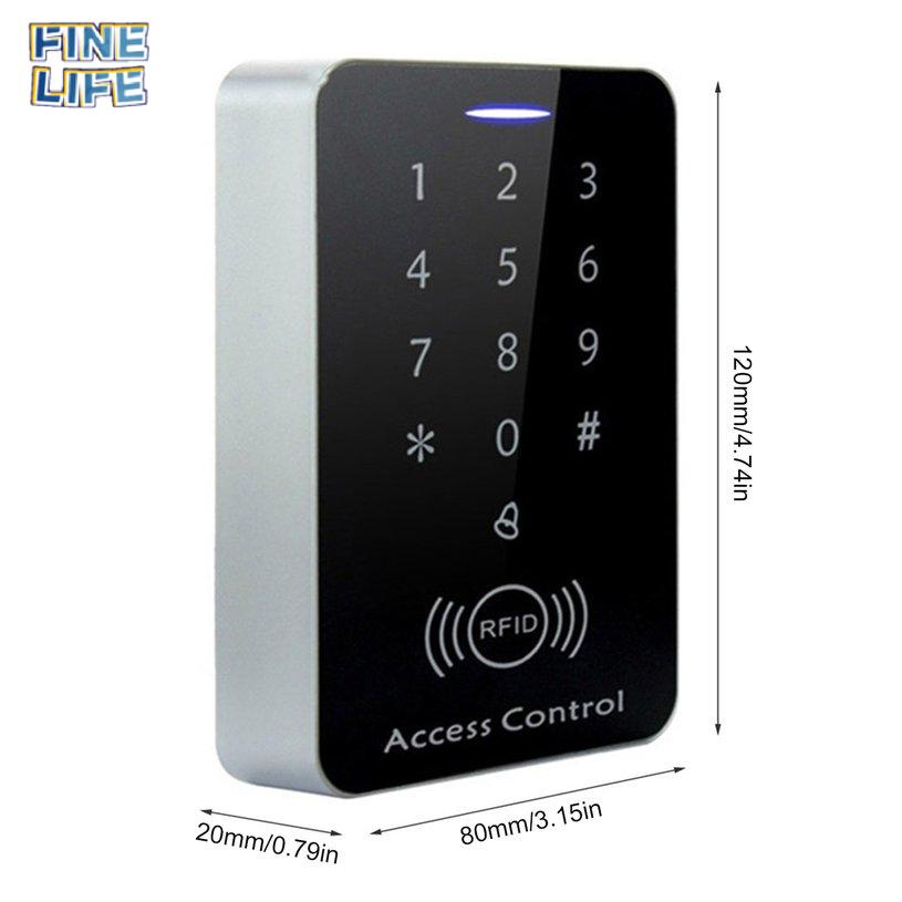 RFID Access Control System Security Entry Door Lock + 10PCS Keychains for Home