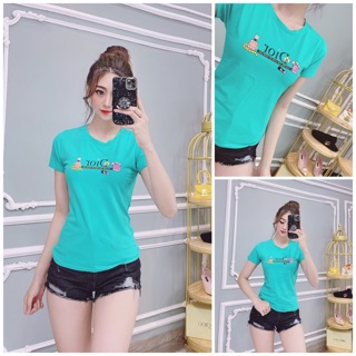 Áo thun thái ôm mềm mịn mát chụp thật