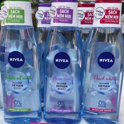 Nước tẩy trang nivia 200ml chính hãng