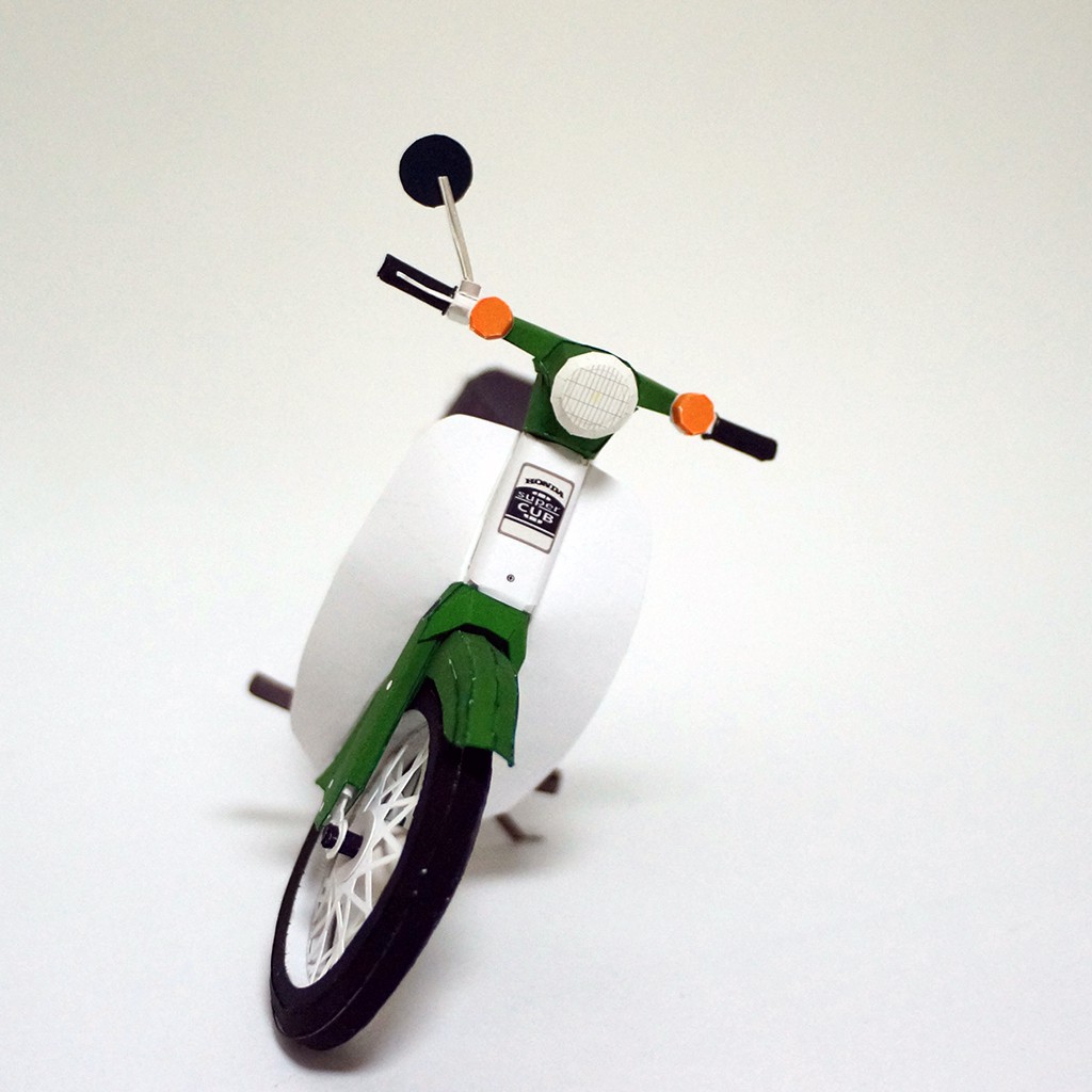 Mô hình giấy xe máy Honda Super Cub C50 DX - S