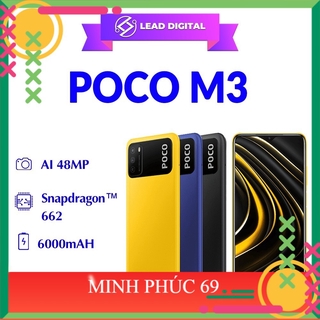 Điện thoại xiaomi poco m3 4gb/ 64gb - hàng chính hãng digiworld nguyên tem nguyên seal 100% - bảo hành 18 tháng 1 đổi 1
