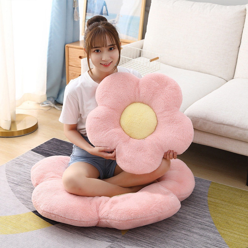 ZUOGUAN Đệm Lót Ghế Ngồi Văn Phòng Hình Hoa Hướng Dương Dễ Thương Xinh Xắn