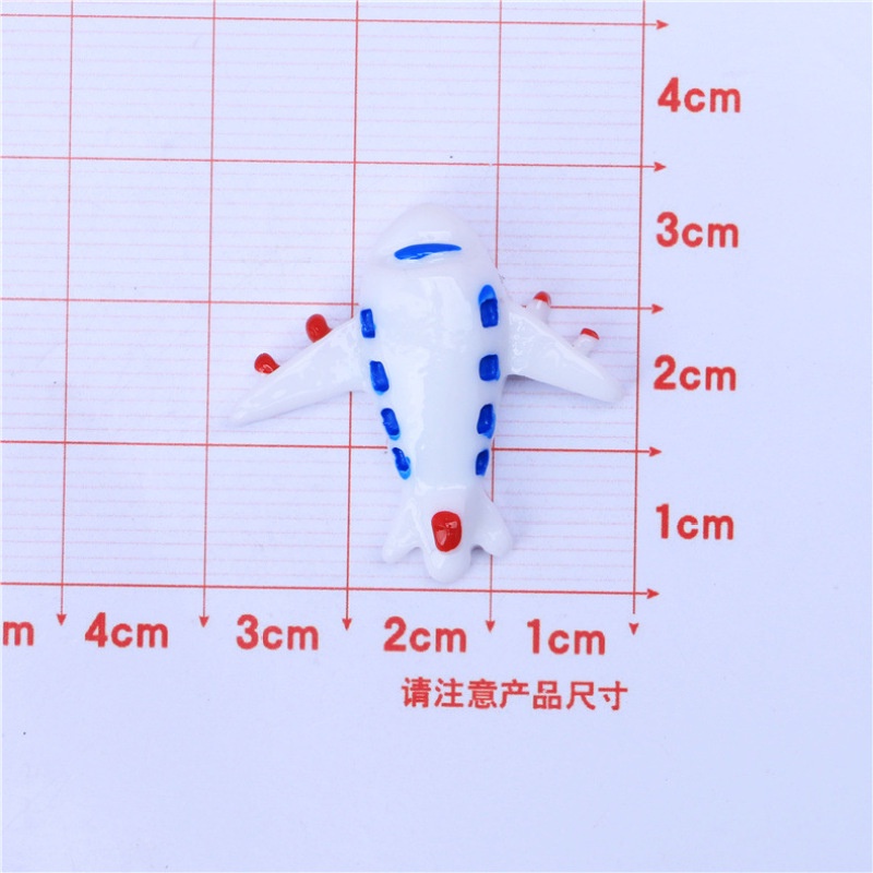 Set 10 Kẹp Tóc Resin Mini Hình Máy Bay Cho Điện Thoại Di Động DIY [Còn Hàng]