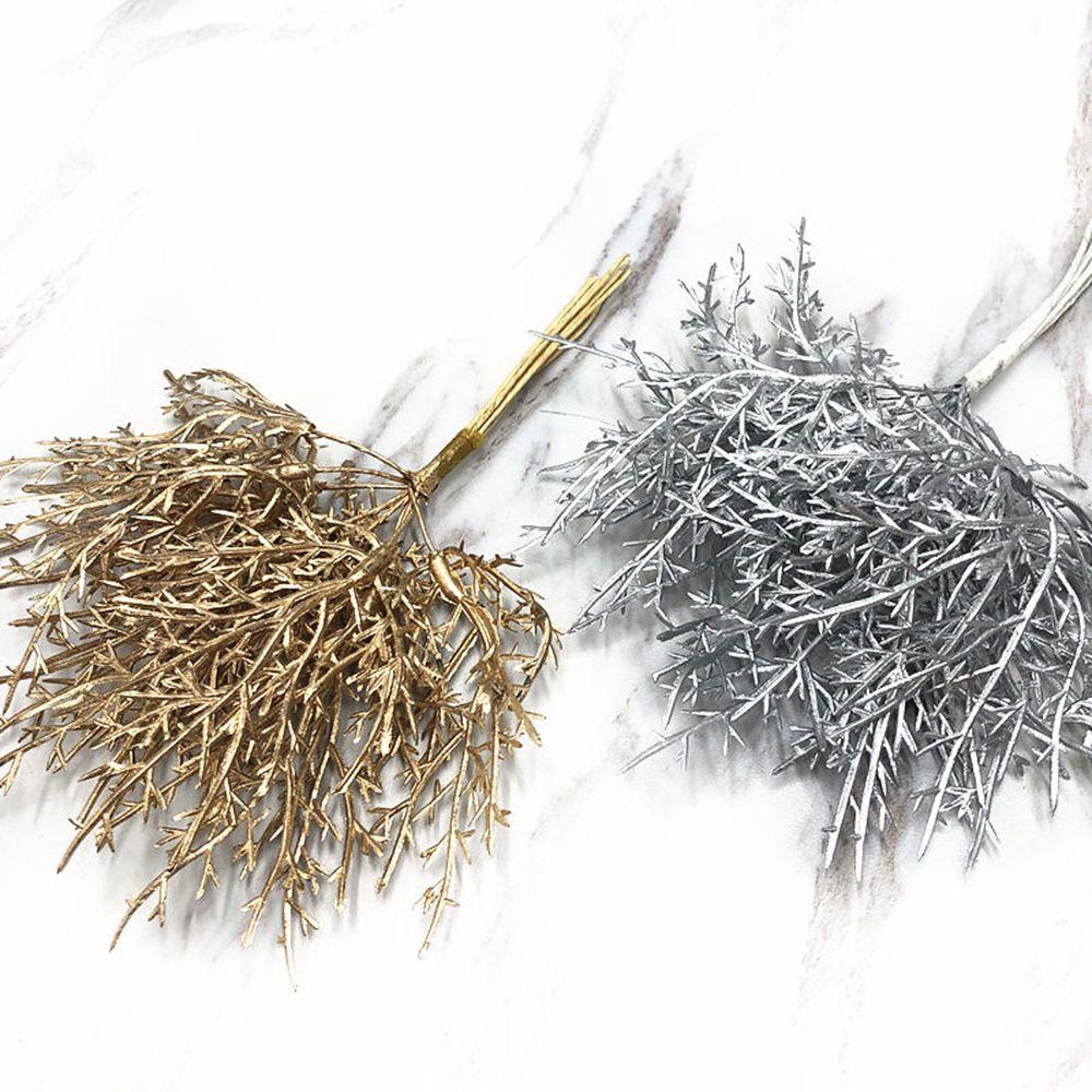 CONOPERY Set 6 / 10 Nhánh Cây Thông Giả Trang Trí Giáng Sinh / Tiệc Cưới DIY