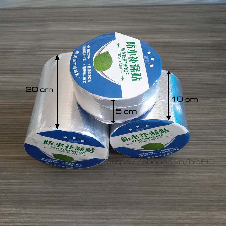 Băng keo chống nước cách nhiệt TRAP PASTE ứng dụng trên mọi bề mặt chất liệu (MS02) taphoacauvong90