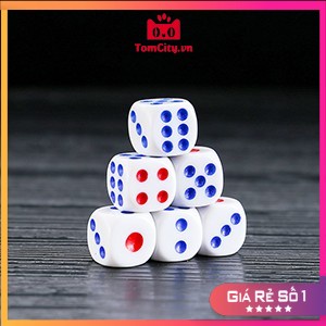 Bộ 6 xúc xắc xí ngầu cao cấp kích thước 1.2cm