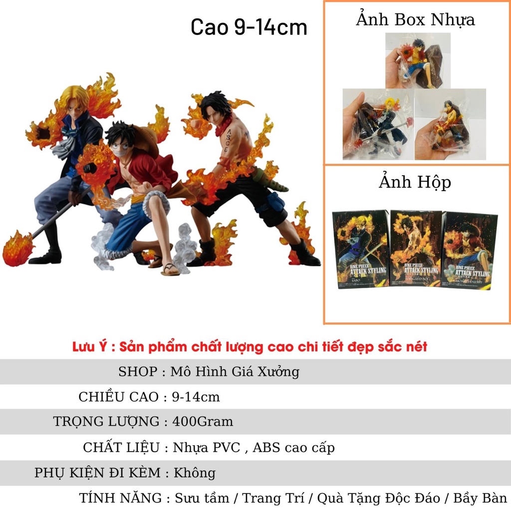 Mô hình One Piece Luffy mũ rơm cao 9cm , figure mô hình one piece , mô hình giá xưởng