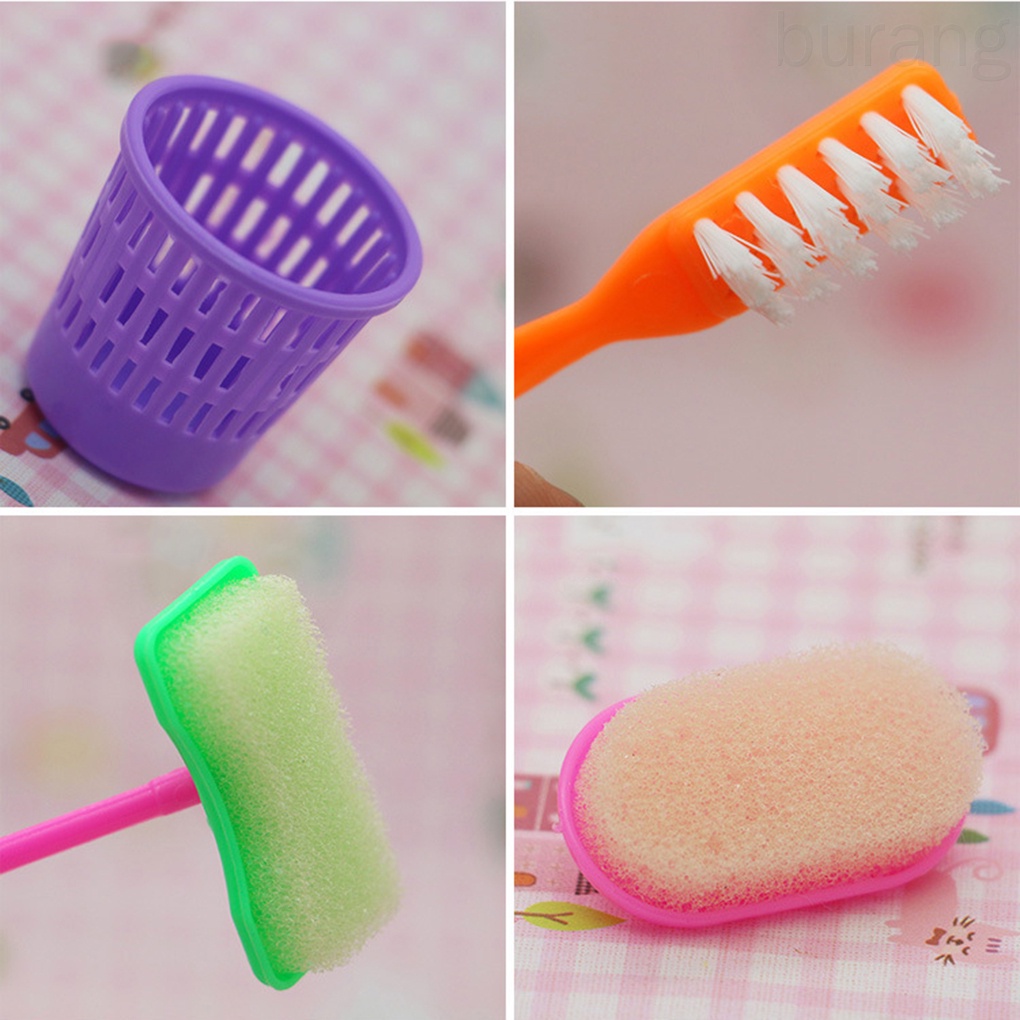 Set 9 món đồ chơi dọn dẹp nhà cửa xinh xắn dễ thương cho bé