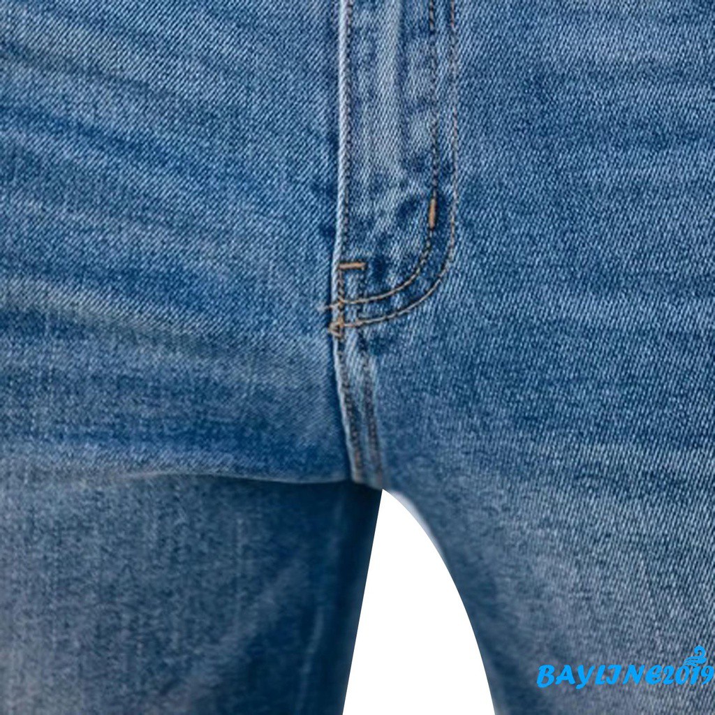 Quần Jeans Dài Ống Loe Lưng Cao Thời Trang Cho Nữ