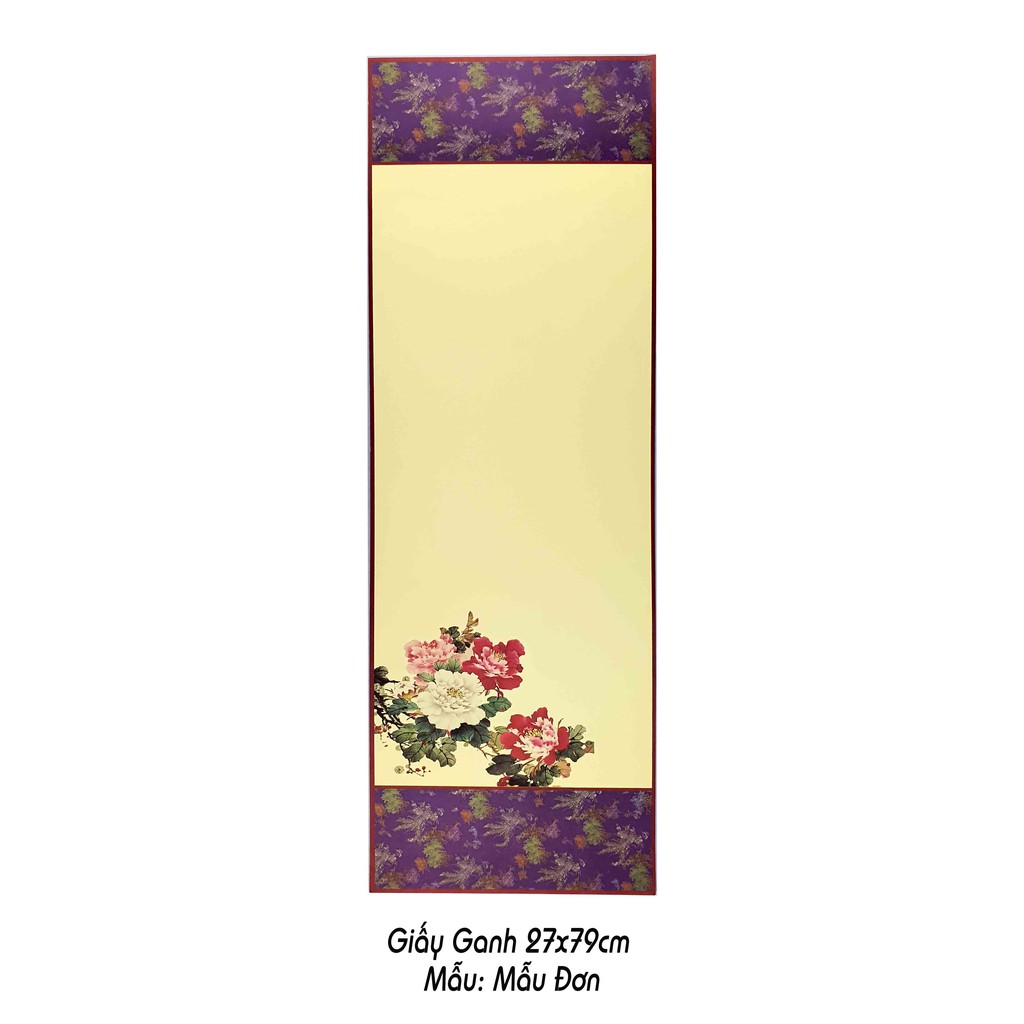 Liễn Giấy Viết Thư Pháp, Liễn Giấy Mỹ Thuật In Tranh Giấy Ganh 27x79cm (05 tờ)