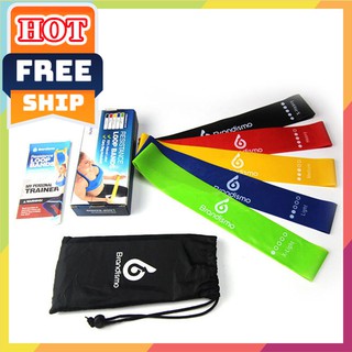 FREESHIP🎁 Bộ 5 dây mini band tập mông chân ❤️ giá rẻ ❤️ dây thun tập gym