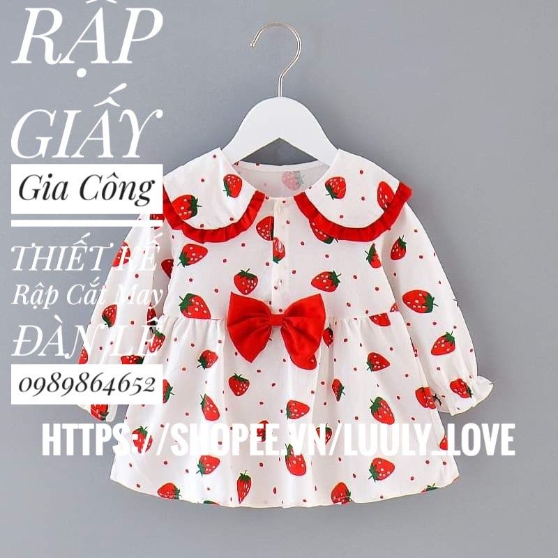 Rập giấy165 Rập giấy cắt may áo dài+ váy (1-12t)