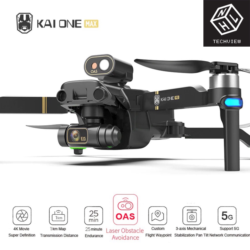 Flycam chất lượng cao Flycam điều khiển từ xa có camera 4K/6K/8K Bay xa 1200m, có hỗ trợ wifi 5G - Shop flycam LTech
