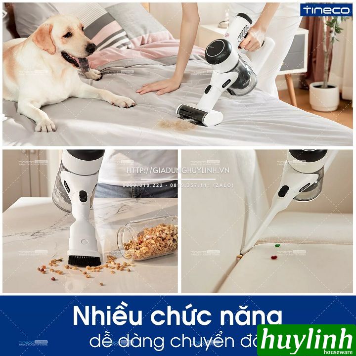 [Mã ELHA10 giảm 6% đơn 5TR] Máy hút bụi không dây thông minh Tineco Pure One X - Chính hãng