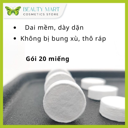 Khăn mặt dạng viên nén Holdhome - Gói 20 miếng đa năng