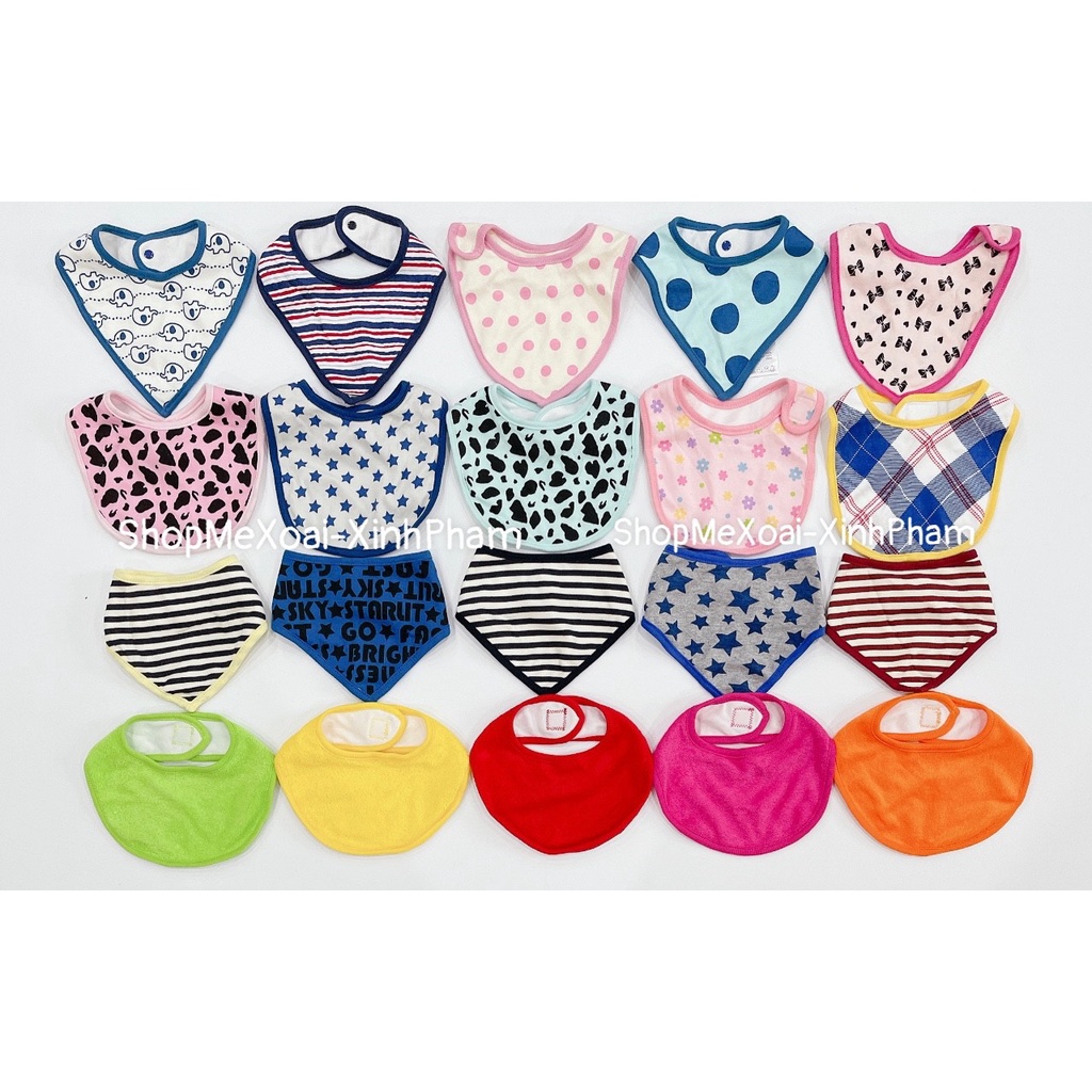 YẾM CỔ  SIZE  0-3M LINK 2 CỔ TRÒN , TAM GIÁC XUẤT DƯ CÁC HÃNG