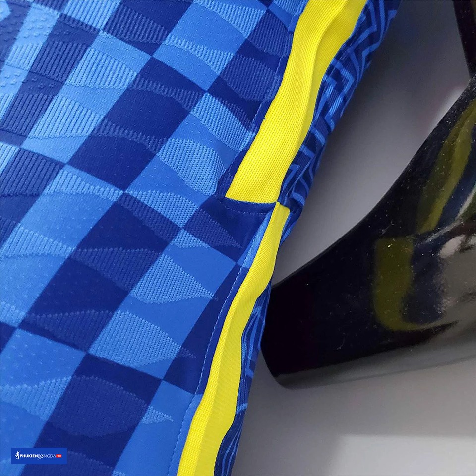 Áo Chelsea xanh sân nhà 2021-2022 bản Body Fit Player SF cao cấp