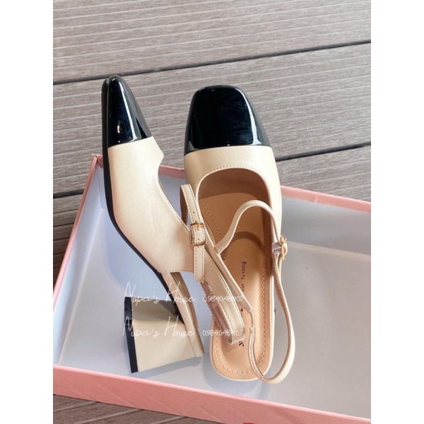 Giày cao gót hở gót