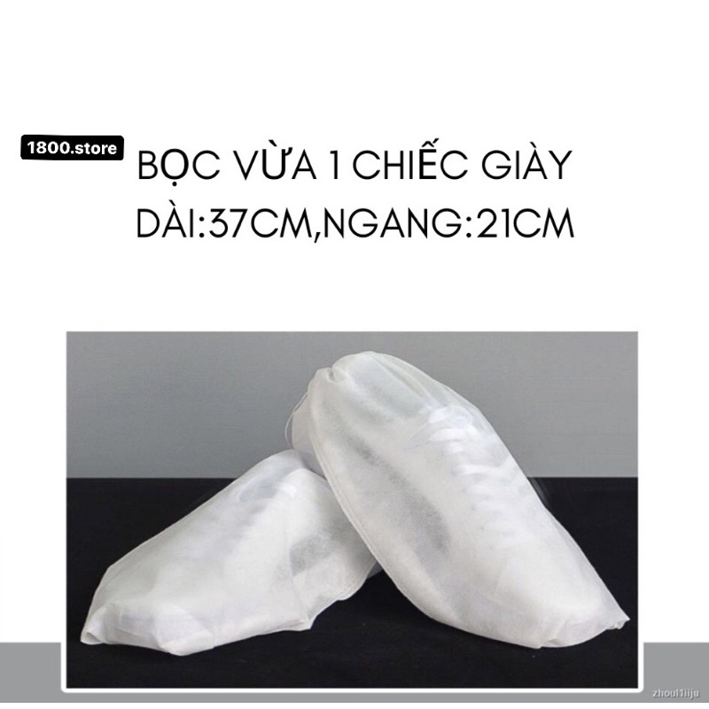 Túi Vải Đựng Giày Dép(21x37) - Túi Bọc Túi Xách, Bảo Quản Giày Dép Khỏi Bụi Bẩn(1 Cái)