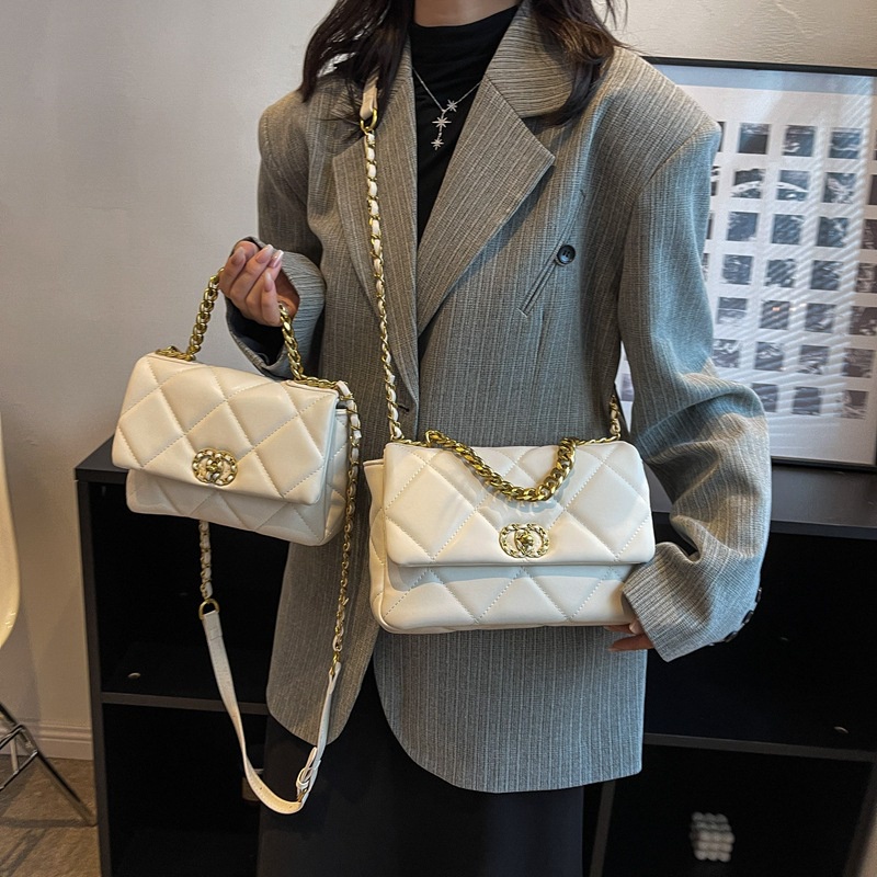 Túi Đeo Chéo Hình Vuông Nhỏ Thêu Họa Tiết Thời Trang Thu Đông 2022 Cho Nữ