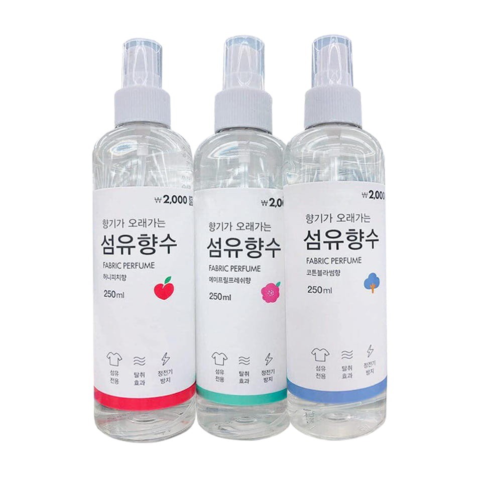 Xịt thơm khử mùi quần áo Fabric Perfume Hàn Quốc 250ml