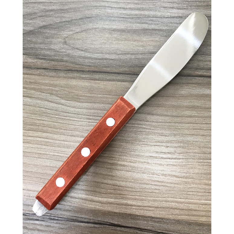 Cây bay trộn bôt / thạch cao cán gỗ inox 2 đầu lưỡi