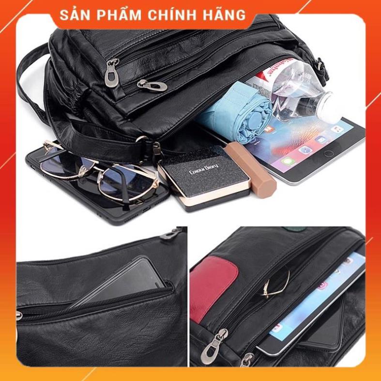 Túi xách da mềm đẹp đeo chéo kẹp nách thời trang cao cấp giá rẻ cho người trung niên đi chợ,đi làm công sở TXDM25