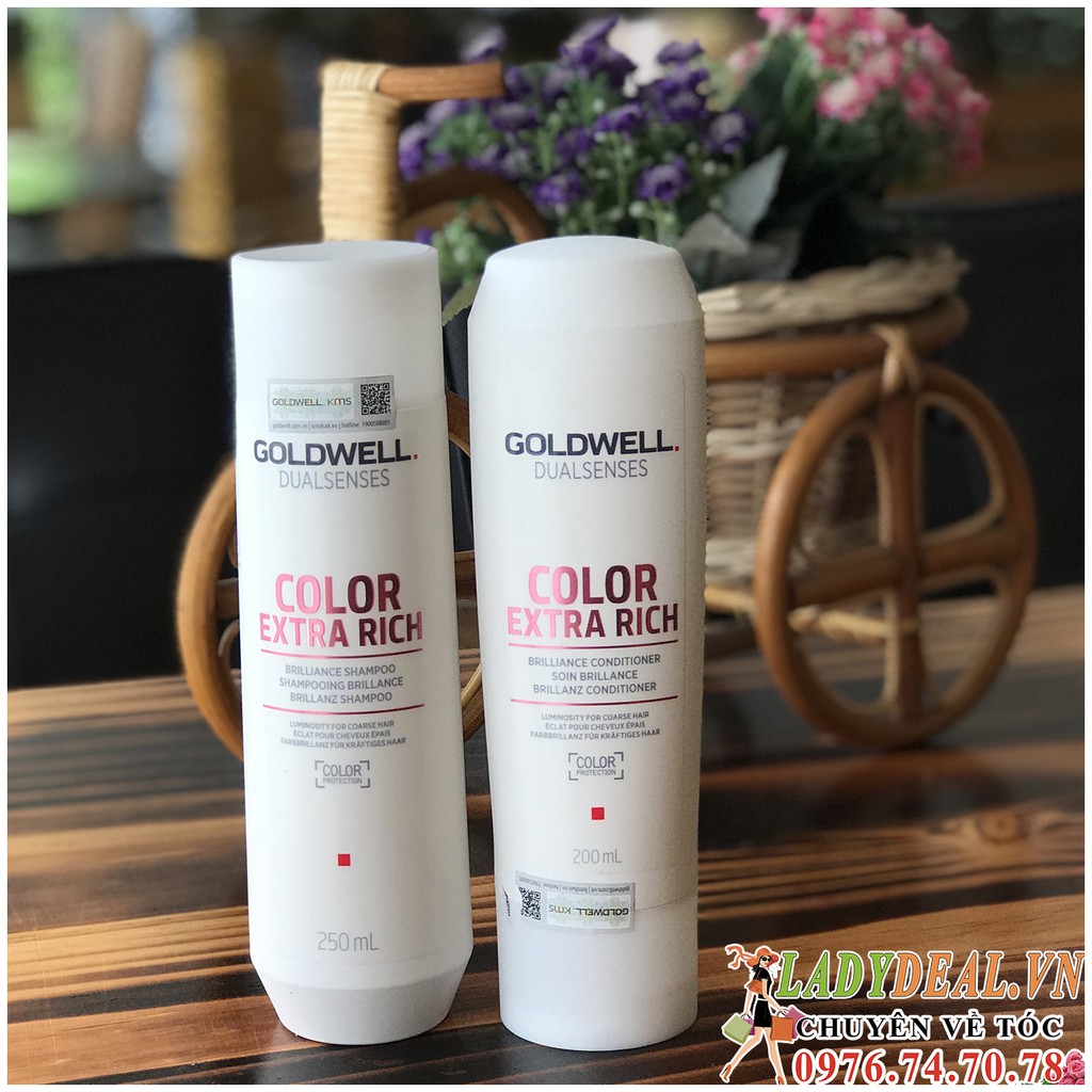 [ Chính Hãng ] Dầu Gội - Xả Giữ Màu Goldwell Dualsenses Color Extra Rich 200ml - 250ml