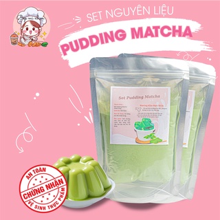 Pudding Matcha Ngon Chuẩn Vị - NGUYÊN LIỆU BẾP MI NHON