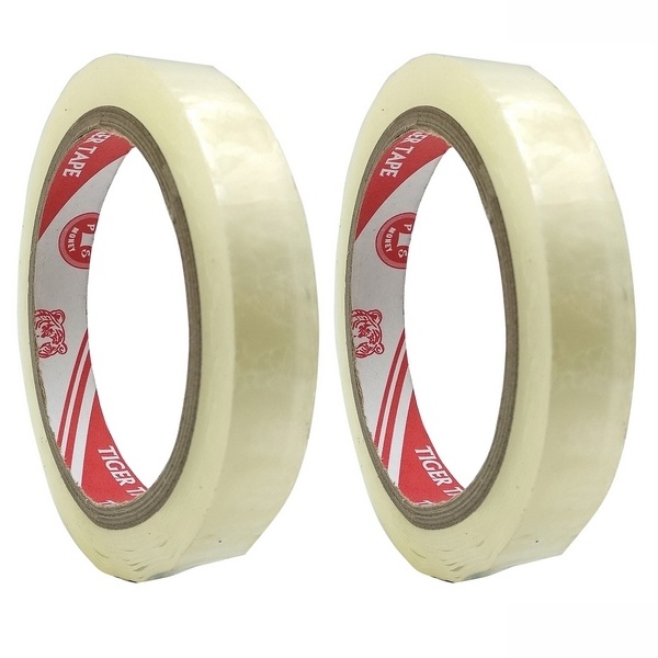 Bộ 2 Băng Keo Trong 1F5 100 Yards - Màu Trắng